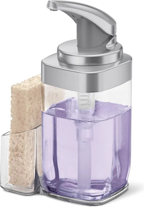Dozator de săpun lichid din metal 650 ml - simplehuman