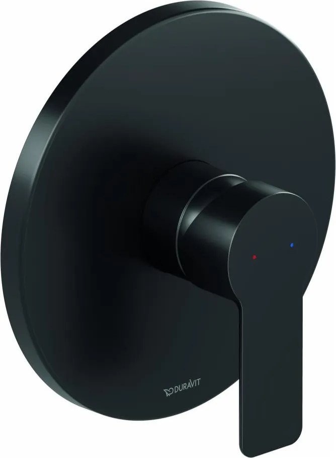 Duravit DC4210010046 - Baterie de duș pentru montaj încastrat D-CODE, negru mat