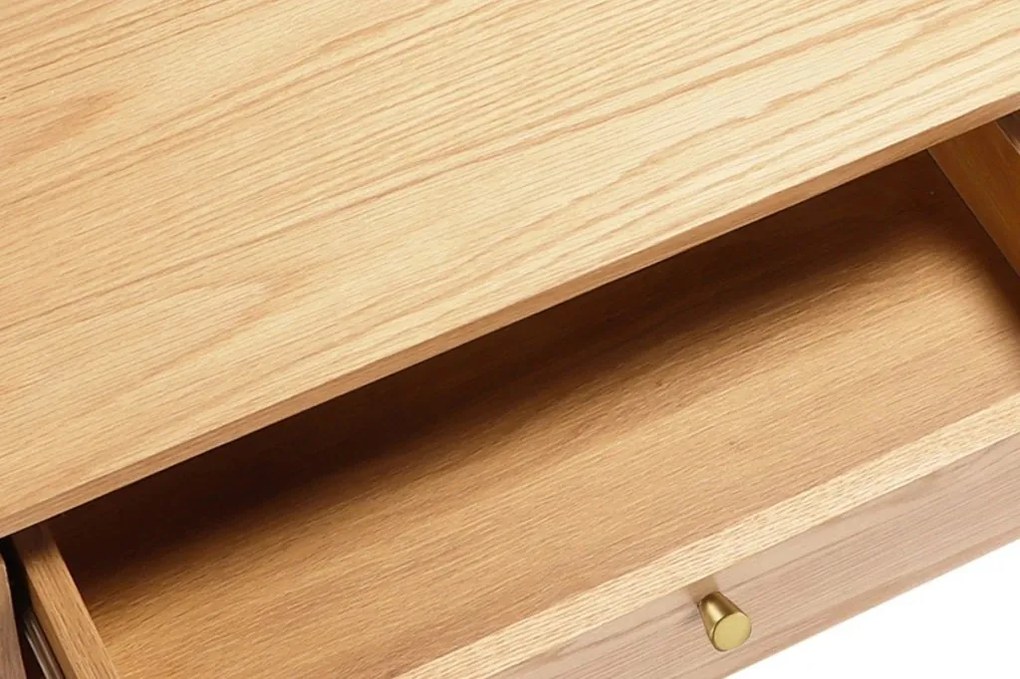 Noptiera cu furnir de stejar ATELIER 55cm