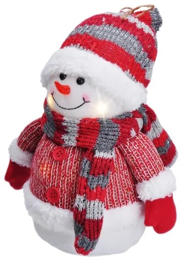 Decorațiune LED de Crăciun LED/3xAA om de zăpadă Solight 1V257