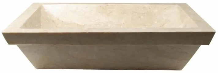 DIVERO chiuvetă din piatră naturală Bergamo