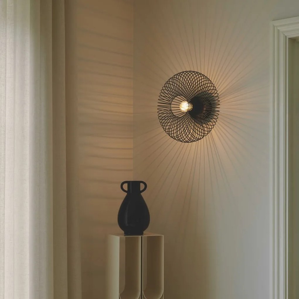 Aplica de perete/tavan design industrial Beroni negru