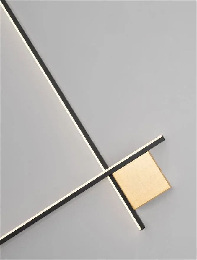 Aplica de perete cu lumina ambientala LED Cross 80cm