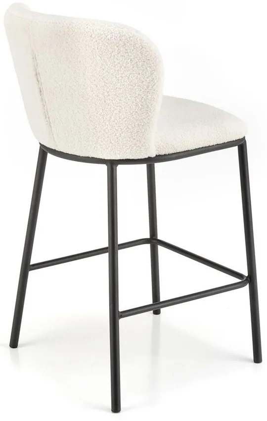 Scaun de bar Bergman, crem