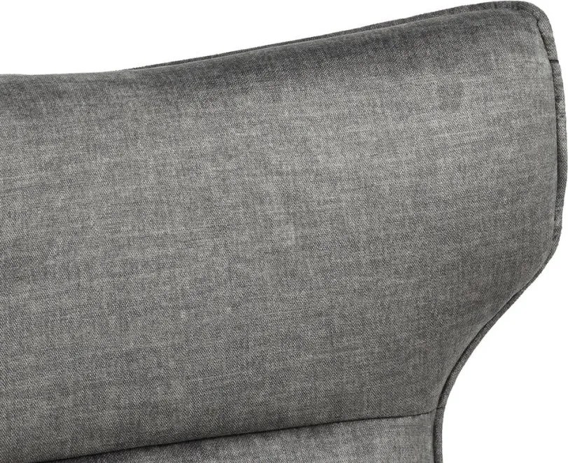 Fotoliu pivotant VOGUE catifea gri