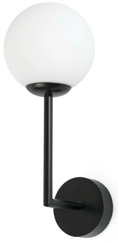 Aplica de perete baie cu protectie IP44 GALA Black