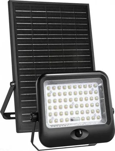 Proiector solar LED cu senzor MHCS, 35W, 3,2V, IP65, 15000 mAh + telecomandă