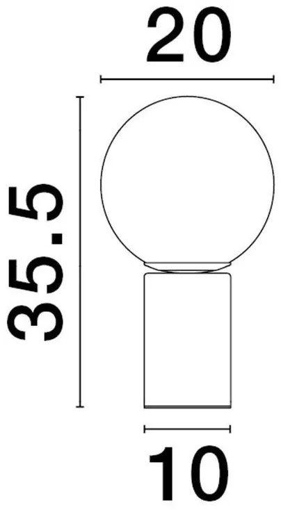 Veioza/Lampa de masa design modern minimalist JIAN