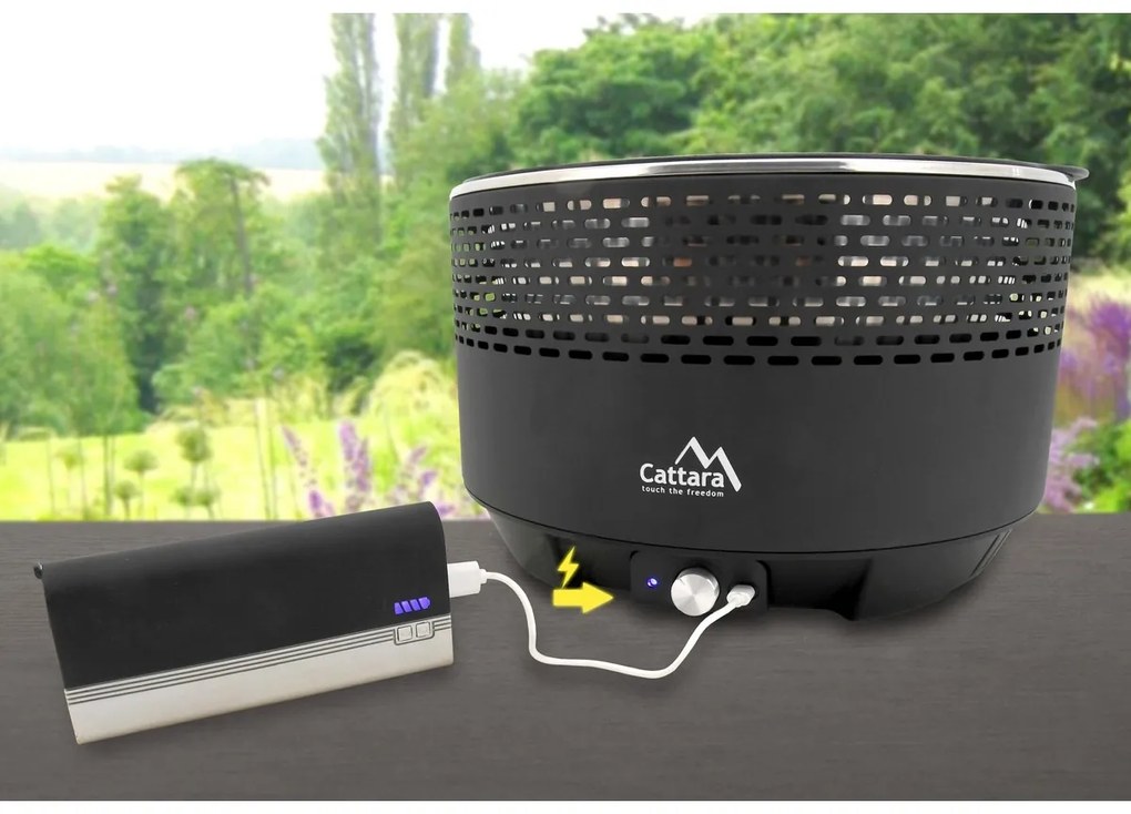 Grătar de masă pe cărbune Cattara Keg, diam. 30 cm
