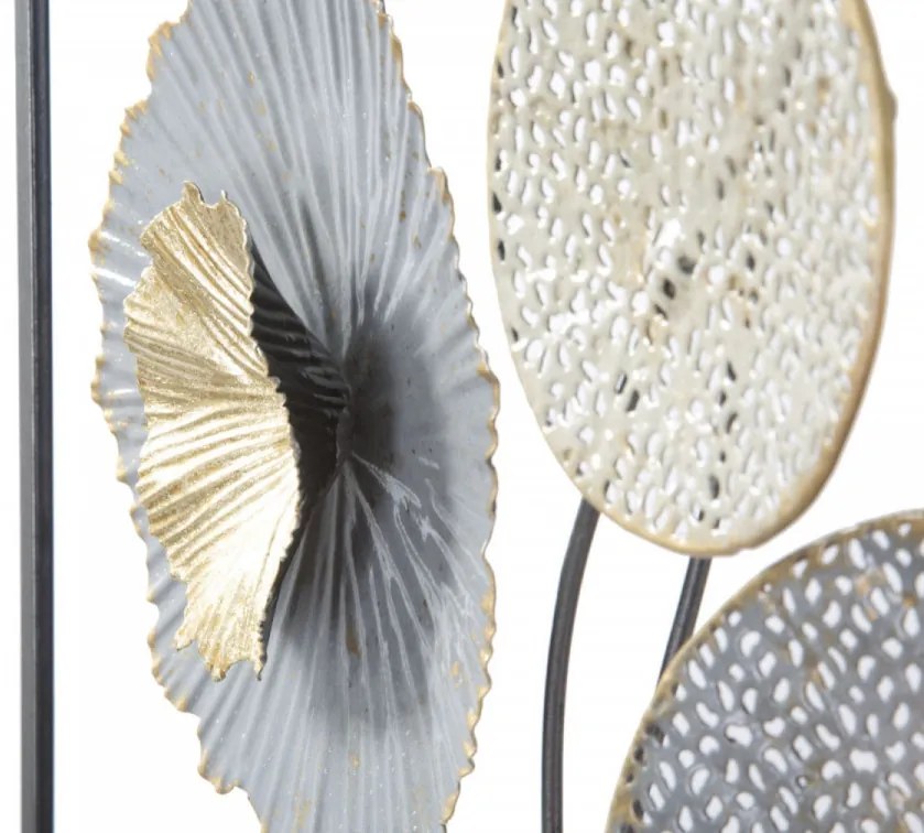 Decoratiune de perete multicolora din metal, 50x3,8x50 cm, Square Mauro Ferretti