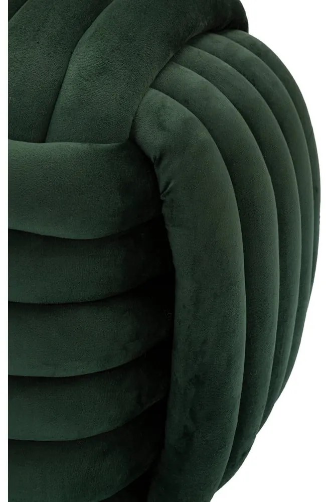Taburet verde cu tapițerie din catifea Softy – Mauro Ferretti