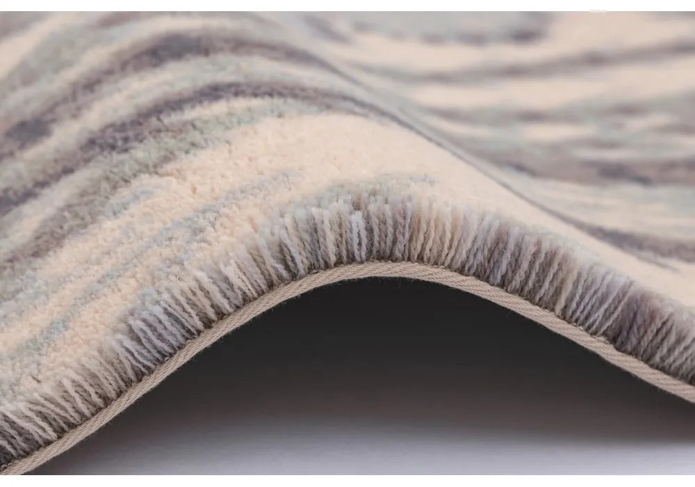 Covor verde mentă/bej din lână 200x300 cm V&amp;A Calisia Kelp – Agnella