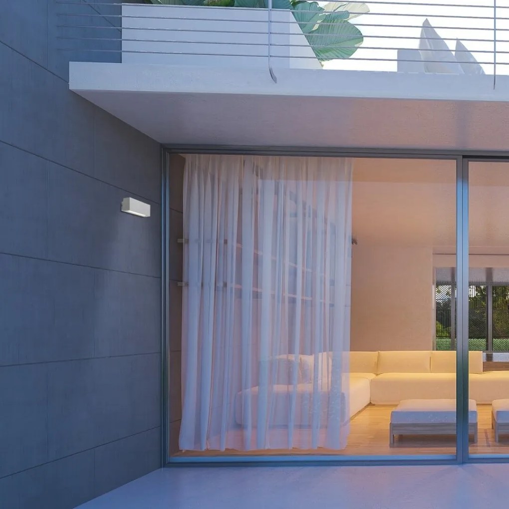 Aplica de perete exterior IP54 LED Mataro alb