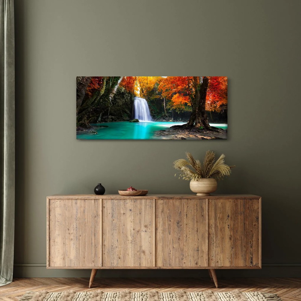 Tablou - Laguna de Smarald (120x50 cm)