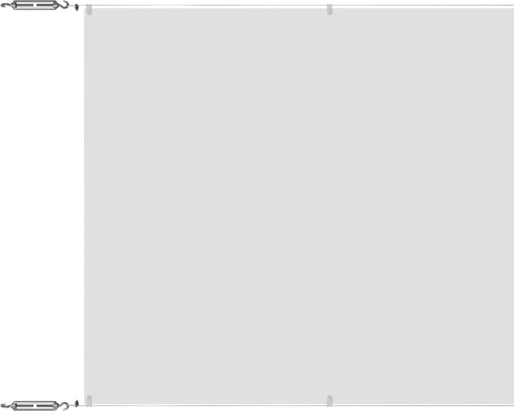 vidaXL Copertină verticală, alb, 60x1000 cm, țesătură Oxford