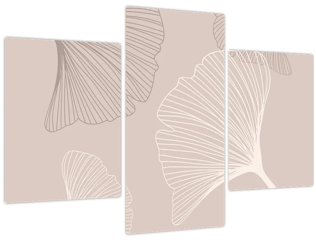 Tablou - Frunze bej N⁰6 (90x60 cm)