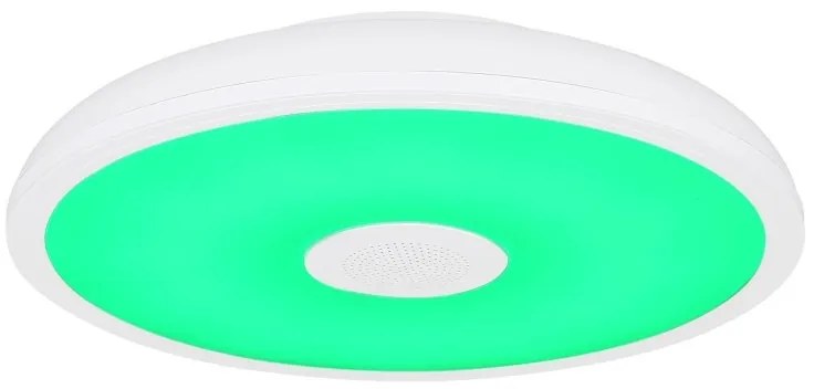 Plafoniera LED RGB cu telecomanda si difuzor RAFFY alba
