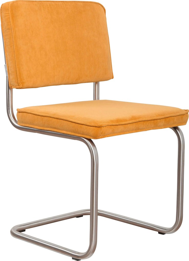 Scaun cromat galben Chair Ridge Kink Rib Yellow 24A