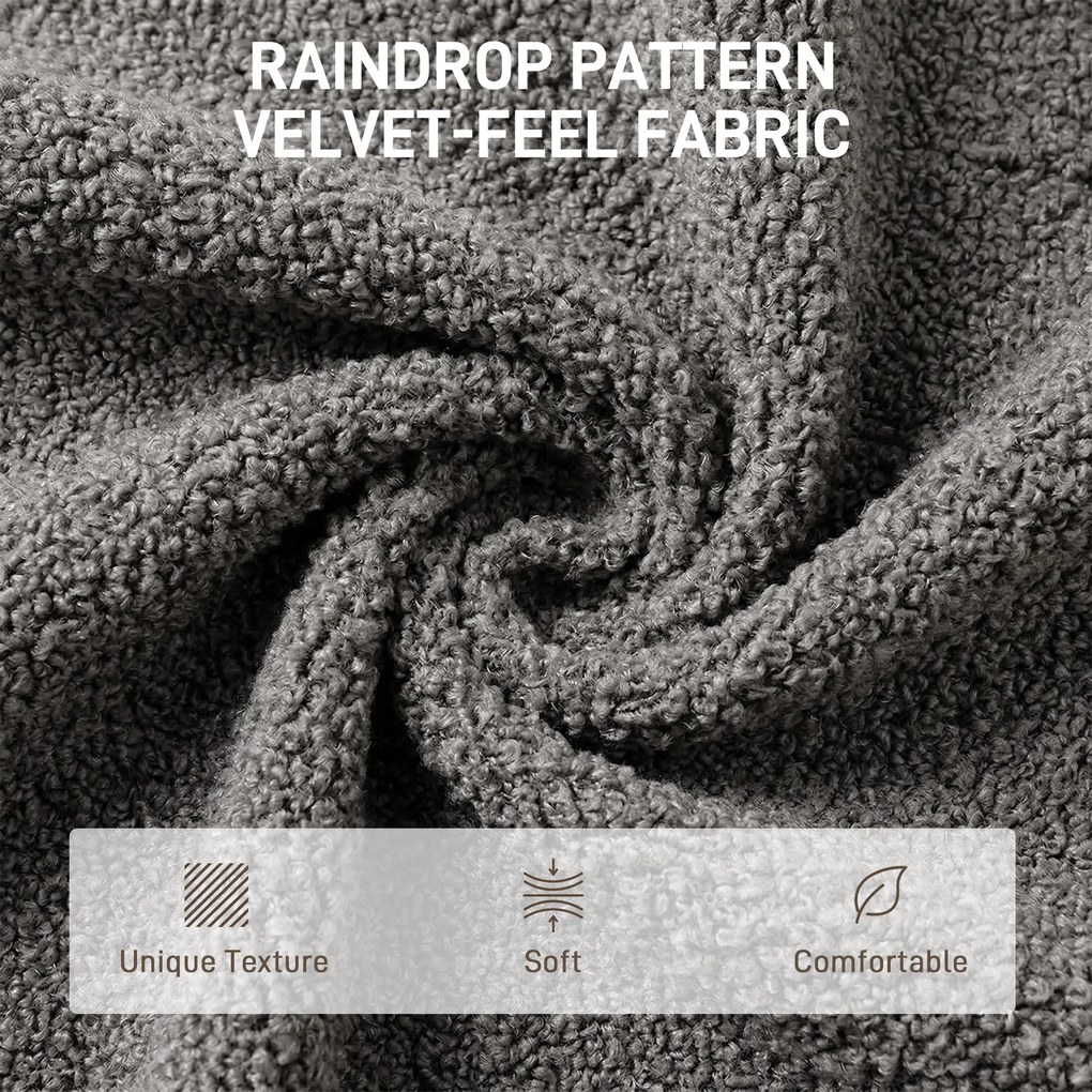 HOMCOM fotoliu dormitor rotativ | Aosom Romania