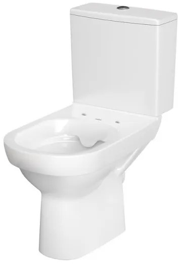 Vas WC pe pardoseală Cersanit K35-037 CITY, ceramică/alb, cu capac