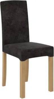 Scaun tapitat, K61, ADRK Furniture (Culoare: Nuc inchis)