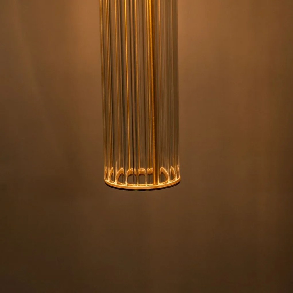 Lustra, Pendul design modern ARIA alama periata