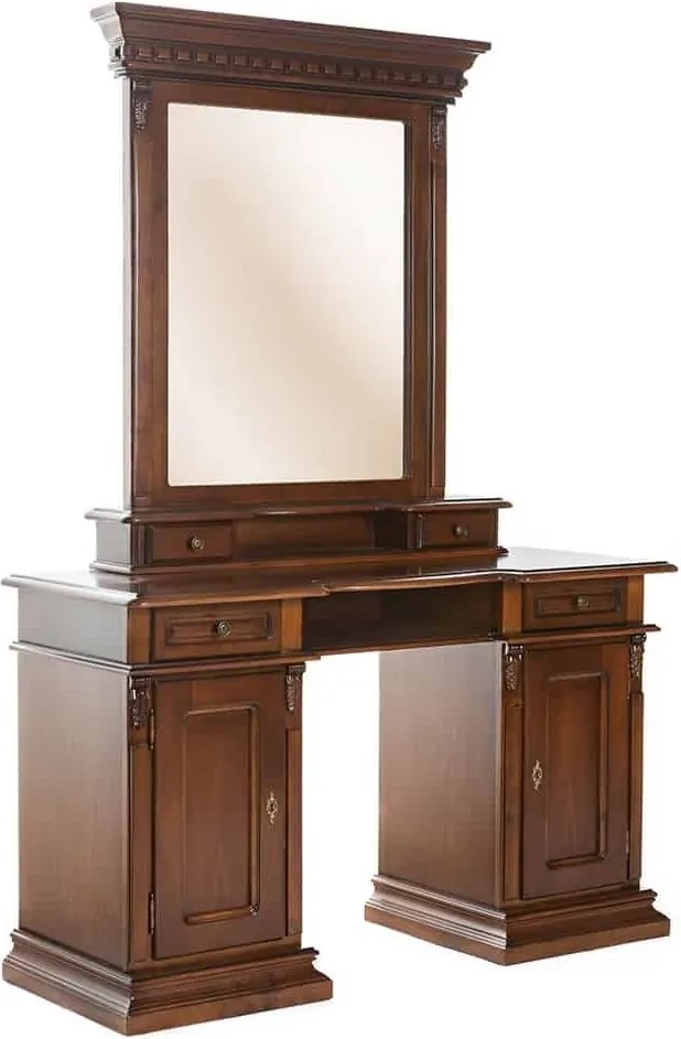 Masă lemn masiv Toaletă Bernhard, 140 × 48,5 × 83 cm