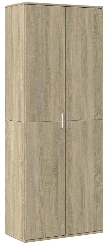 3276660 vidaXL Dulap înalt, stejar sonoma, 70x35x180 cm, lemn prelucrat