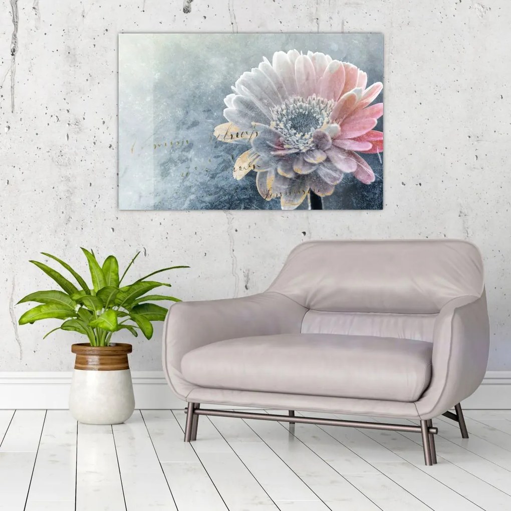 Tablou - Floare de iarnă (90x60 cm)