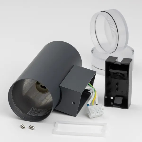 Brilagi - Aplica de perete LED RGBW pentru exterior MATERA, 2x GU10, 6W, 230V, antracit, IP54