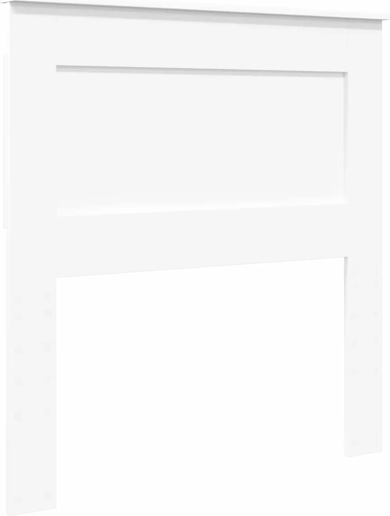 vidaXL Tăblie cap cu headboard Alb 80 cm Lemn compozit