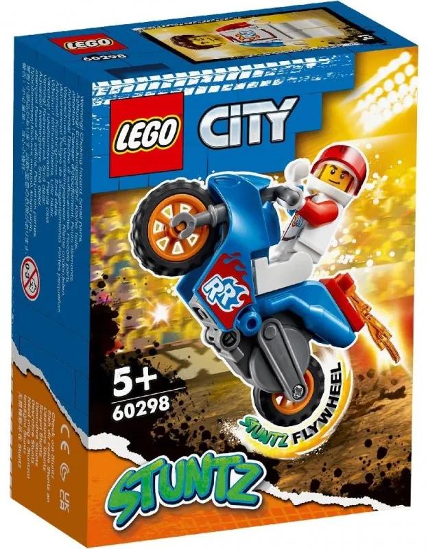 LEGO CITY MOTOCICLETA DE CASCADORIE-RACHETA 60298