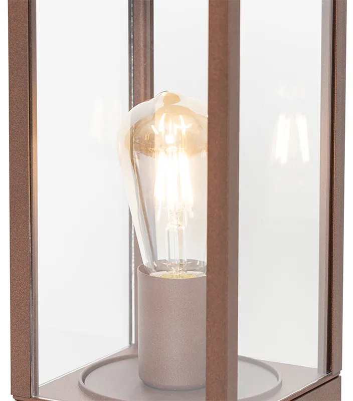 Lampă de podea industrială pentru exterior maro ruginiu 40 cm IP44 - Charlois