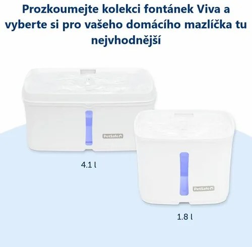 Fântână PetSafe® Viva™ 1,8 litri