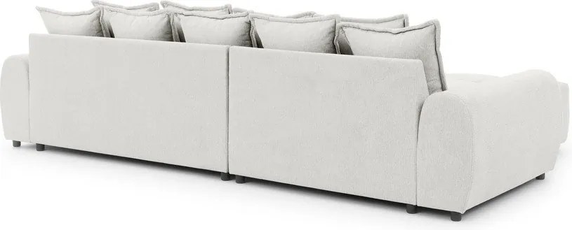 Colțar alb (cu colț pe partea stângă/cu șezlong) Albane – Ropez