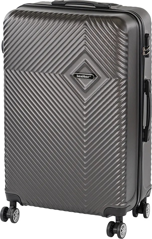 Valiză mare TravelLux Pro cu hardtop 50x78x30 cm gri închis