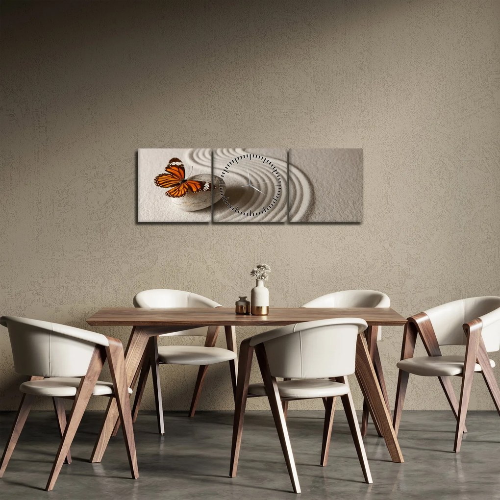 Tablou - Liniște în suflet (cu ceas) (90x30 cm)