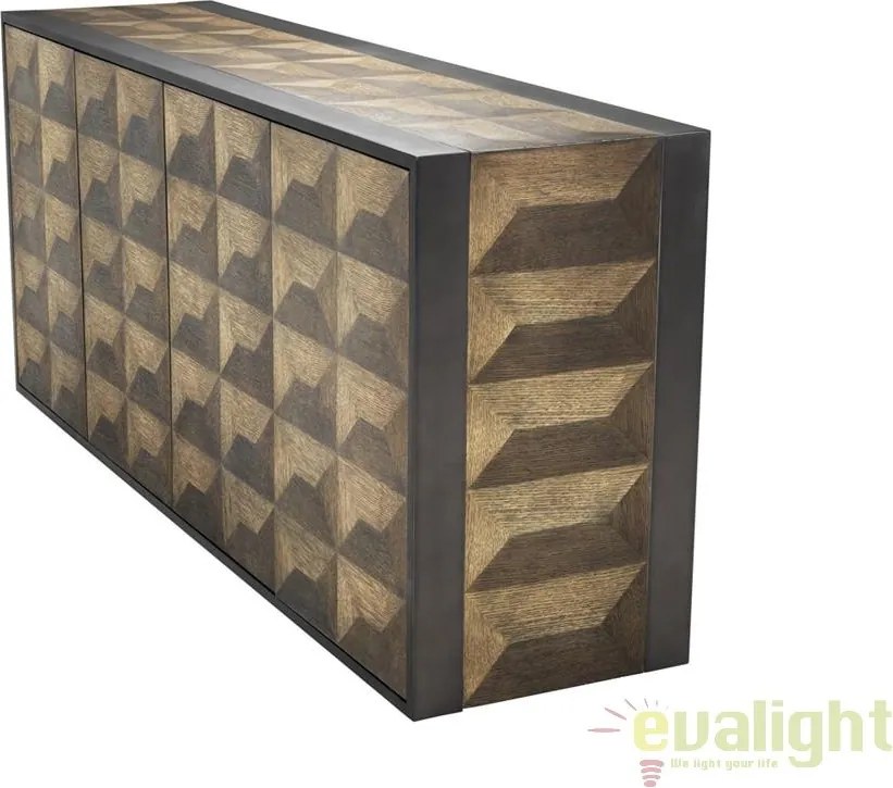 Comoda design LUX din furnir de stejar Gregorio 112010 HZ