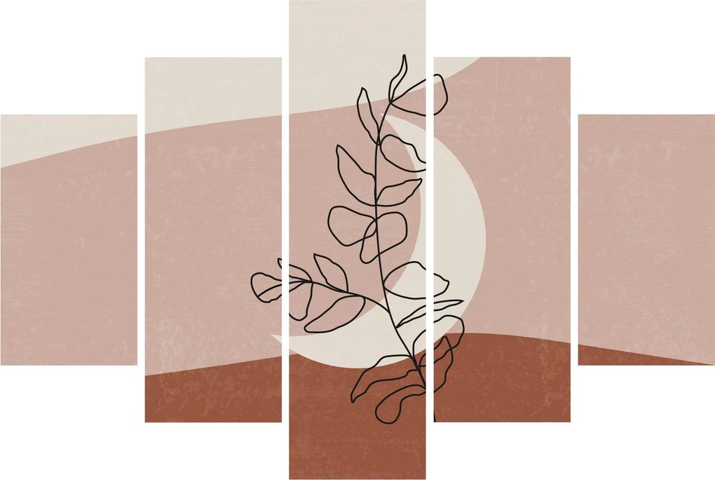 Tablou - Boho frunze N⁰2 (150x105 cm)