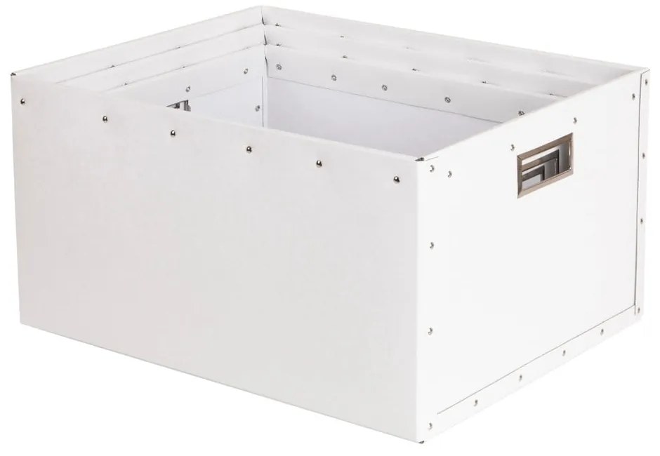 Cutii de depozitare albe 3 buc. din carton Ture – Bigso Box of Sweden