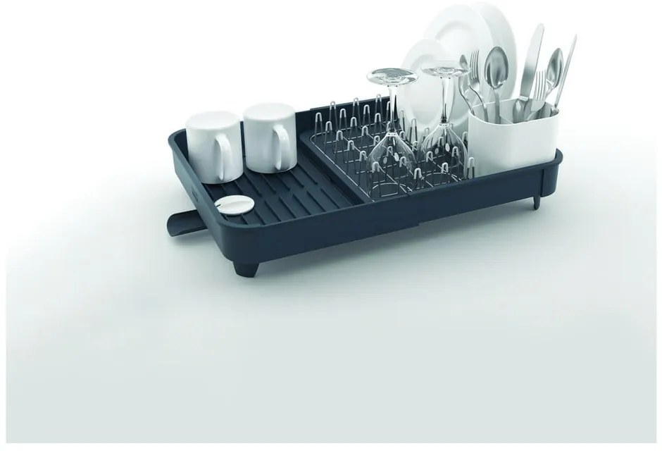 Suport ajustabil pentru scurs vase Joseph Joseph Extend, gri