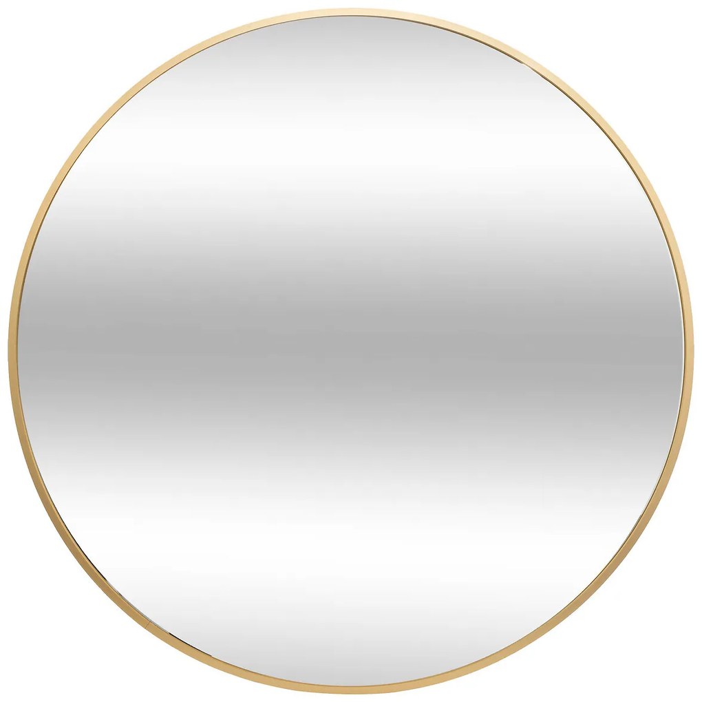 Oglindă metalică Alice diametru 70 cm ASR -auriu