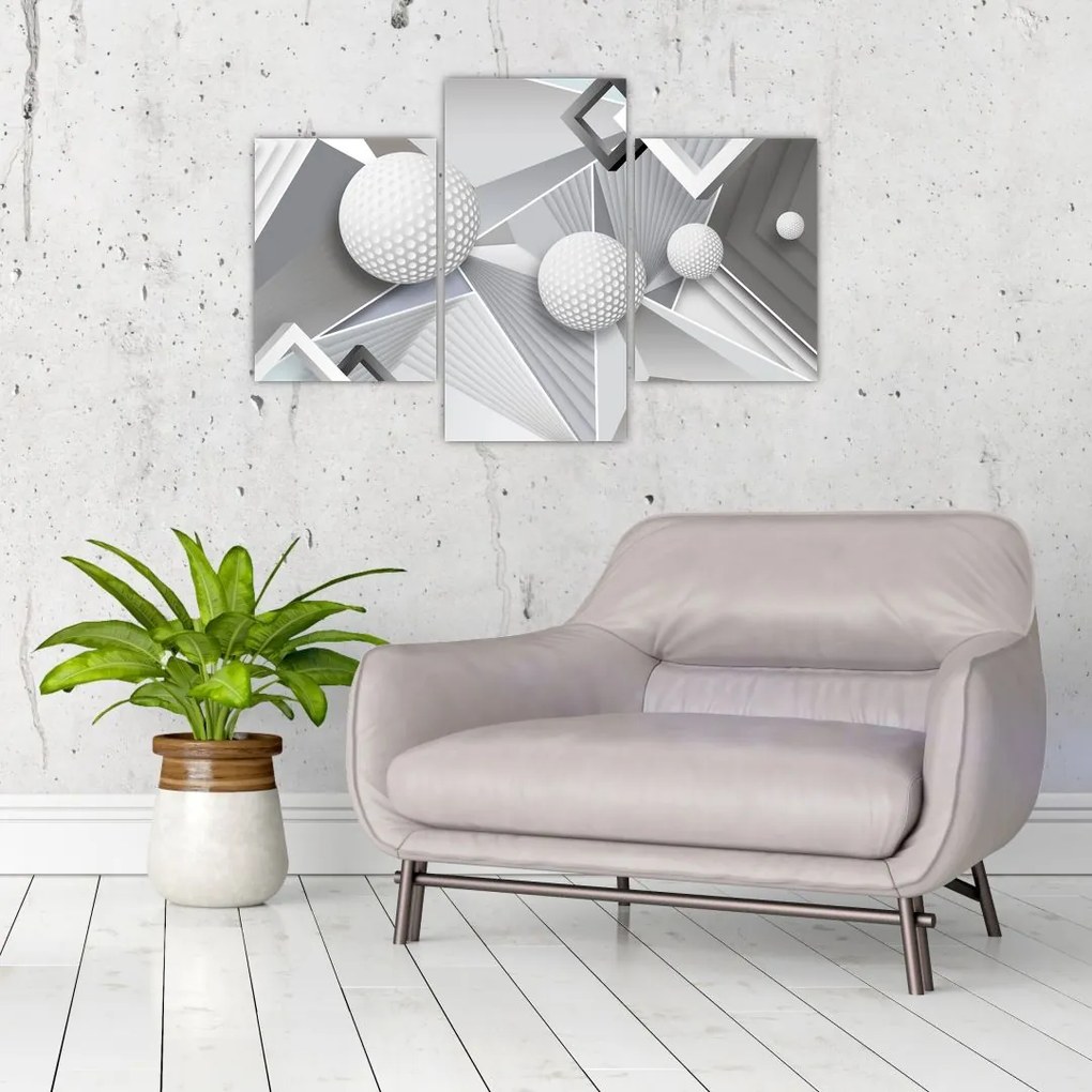 Tablou geometric abstract (90x60 cm)