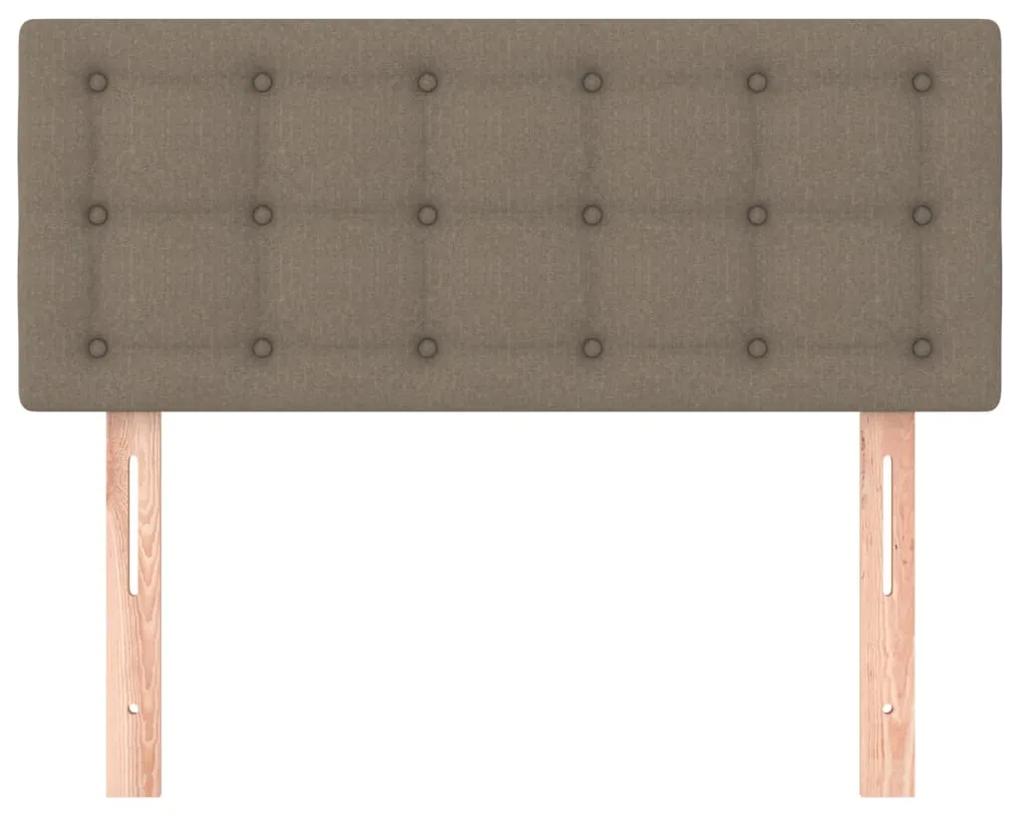 Tablie de pat, gri taupe, 100x5x78 88 cm, textil 1, Gri taupe, 100 x 5 x 78 88 cm