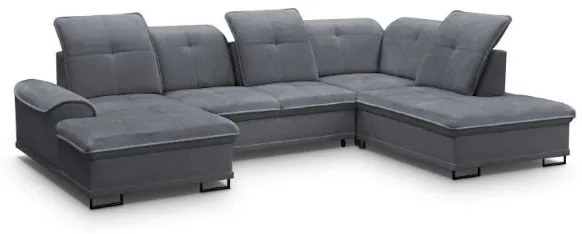 Coltar extensibil forma U gri inchis Boss
