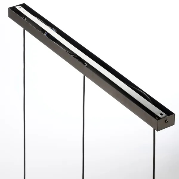 Jupiter 2092 - Lustră suspendată pe cablu CORTINA 3xE27/15W/230V auriu/negru