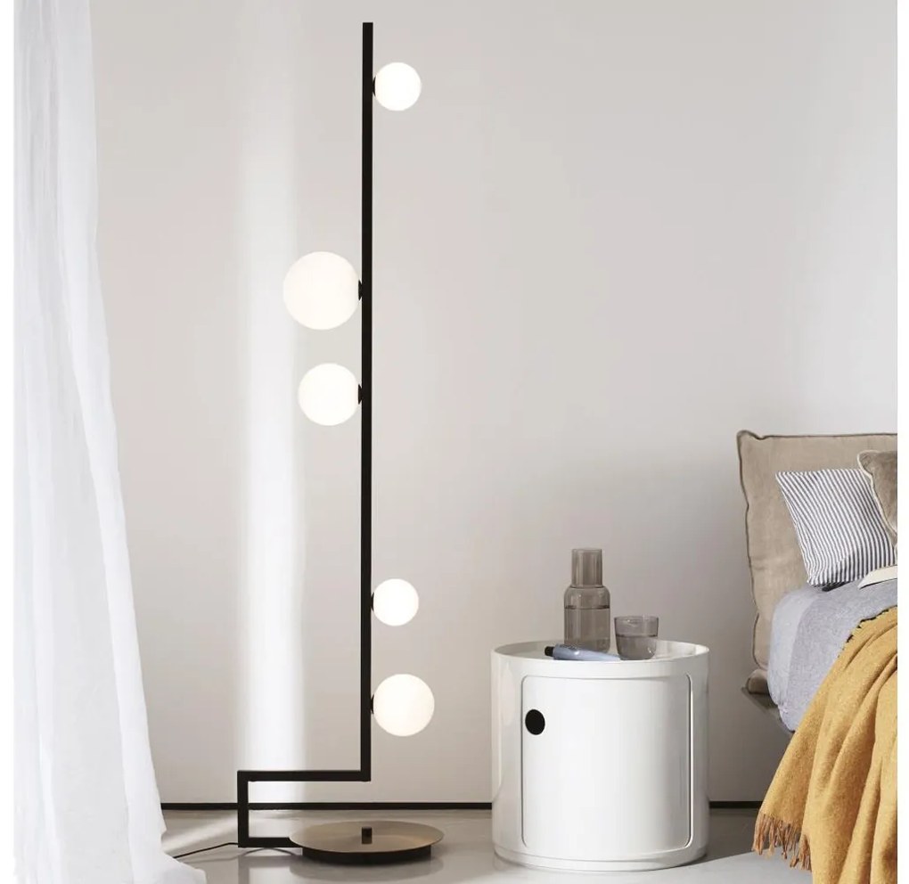 Lampadar LED Ideal Lux BIRDS 5xG9/3W/230V negru