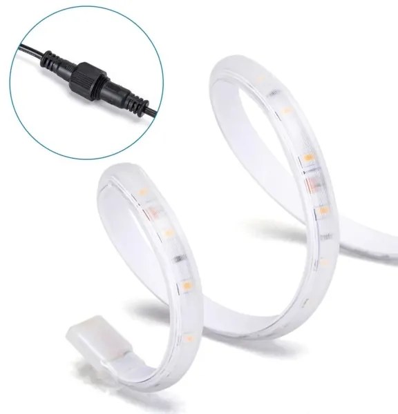 Bandă LED solară dimabilă Aigostar LED/5W/3,2V 5 m 6500K IP65 + telecomandă