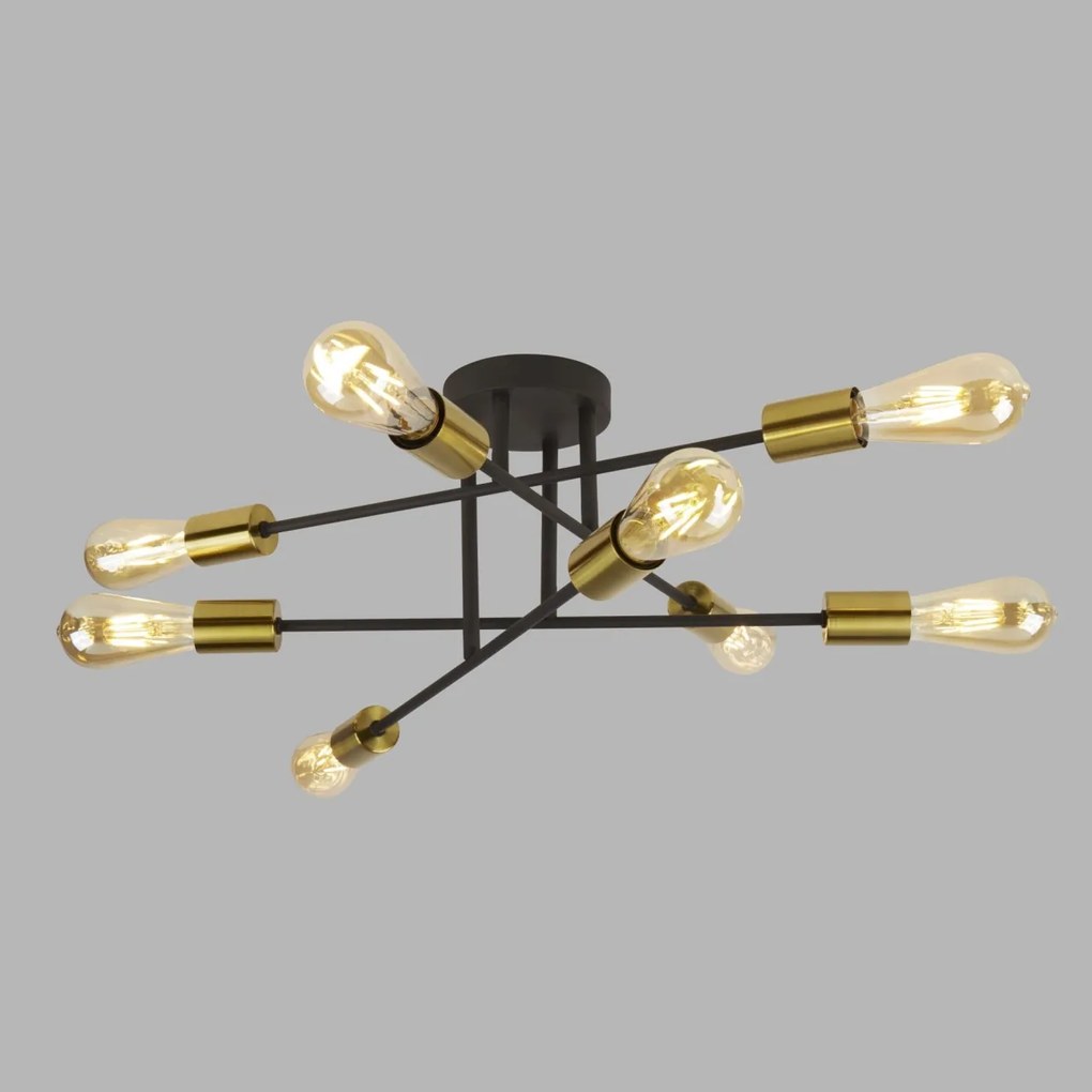 Lustra moderna design minimalist Armstrong 8L 8048-8BK SRT