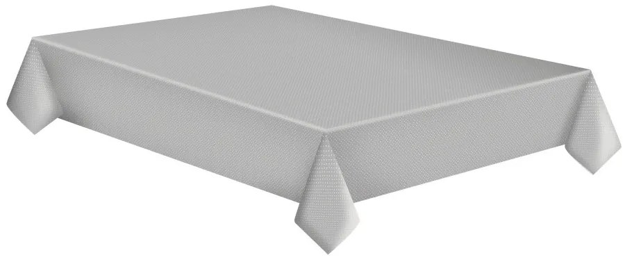 Colorat White Dots Față de masă de hârtie gri 120x180 cm